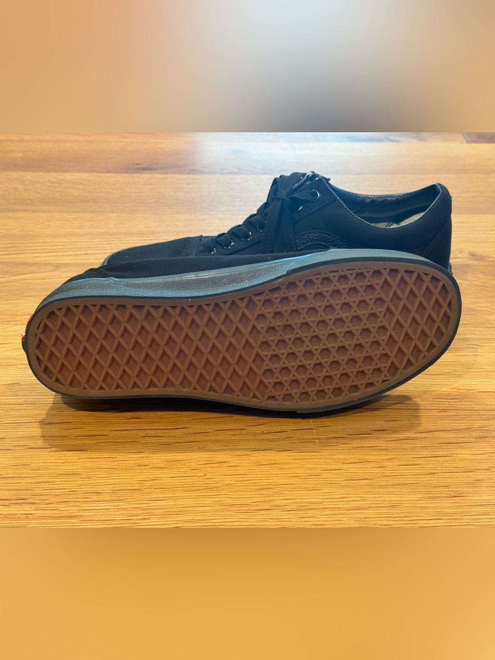 Vans Old Skool All Black Canvas Skate Sneakers | Men’s 9 / Women’s 10.5 | EUR 42 - Picture 2 of 5